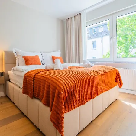 Modernes 2-schlafzimmer-apartment Fuer 6 Nahe Hauptbahnhof *