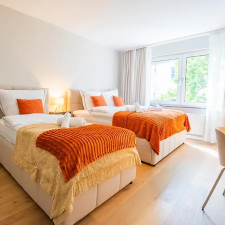 Modernes 2-schlafzimmer-apartment Fuer 6 Nahe Hauptbahnhof Apartman Wuppertal